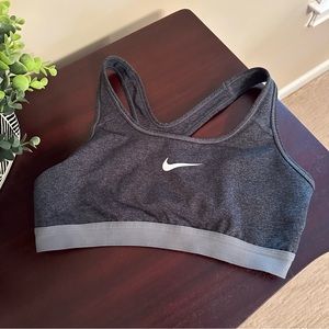 Nike Grey Dri Fit Sports Bra